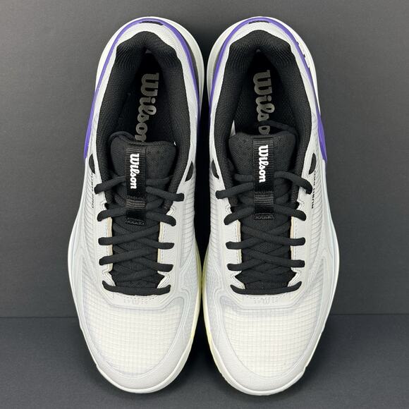 Wilson Rush Pro 5 SAMPLE Men\'s Tennis Shoes 10 Size WRS33853S White/Black/Purple main image 5